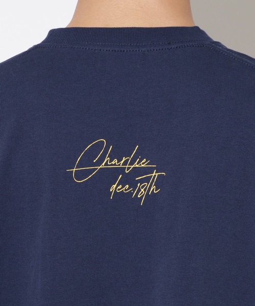 PBLIM（ページボーイリム）の「【PAGEBOYLIM】ドッググラフィックT（Tシャツ/カットソー・レディース・ネイビー/オフホワイト・MEDIUM/LARGE）」の20枚目の写真