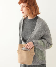 BEAMS BOY | maturely / Felt Suede Tarp Bag S(ハンドバッグ)