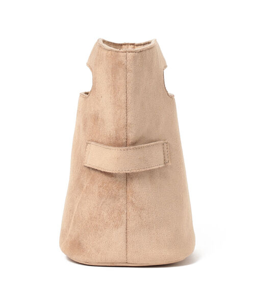 BEAMS BOY（ビームスボーイ）の「maturely / Felt Suede Tarp Bag S（ハンドバッグ・レディース・ベージュ・ONE SIZE）」の4枚目の写真