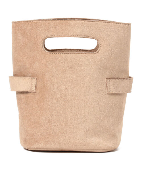 BEAMS BOY（ビームスボーイ）の「maturely / Felt Suede Tarp Bag S（ハンドバッグ・レディース・ベージュ・ONE SIZE）」の5枚目の写真