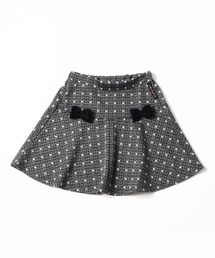 trois lapins kp（トロワラパンケーピー）の「Wジャガード素材のスカート(100-130cm)（スカート・キッズ）」