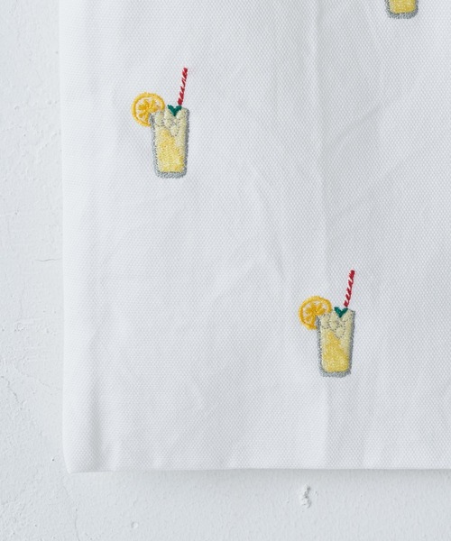 BEARDSLEY（ビアズリー）の「ソーダ刺繍BAG（トートバッグ・レディース・ホワイト/ブラック・FREE）」の7枚目の写真