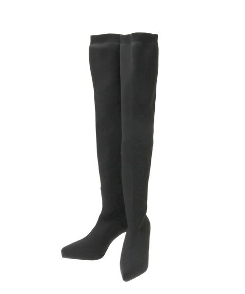 GYDA（ジェイダ）の「インストームサイハイニットブーツ（ブーツ・レディース・ブラック・SMALL/MEDIUM/LARGE）」の18枚目の写真