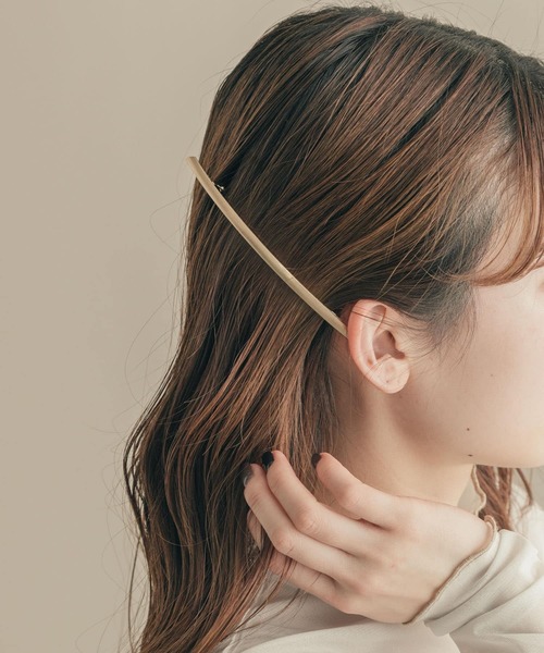 SMELLY（スメリー）の「メタルロングバーバレッタ（バレッタ/ヘアクリップ・レディース・ゴールド・-）」の15枚目の写真