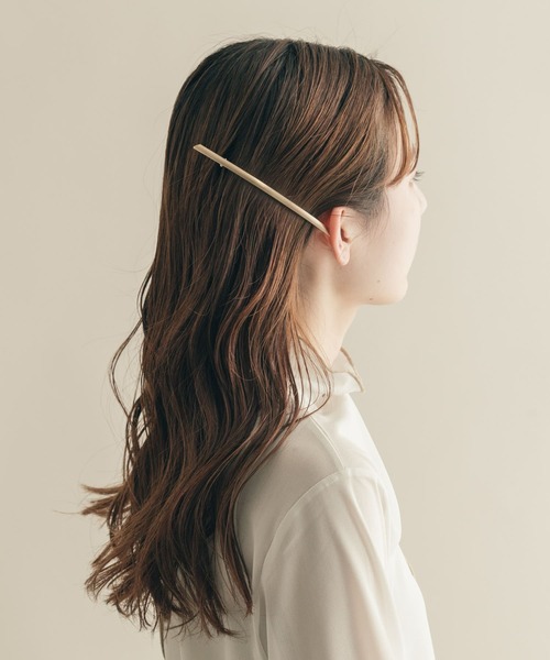 SMELLY（スメリー）の「メタルロングバーバレッタ（バレッタ/ヘアクリップ・レディース・ゴールド・-）」の17枚目の写真