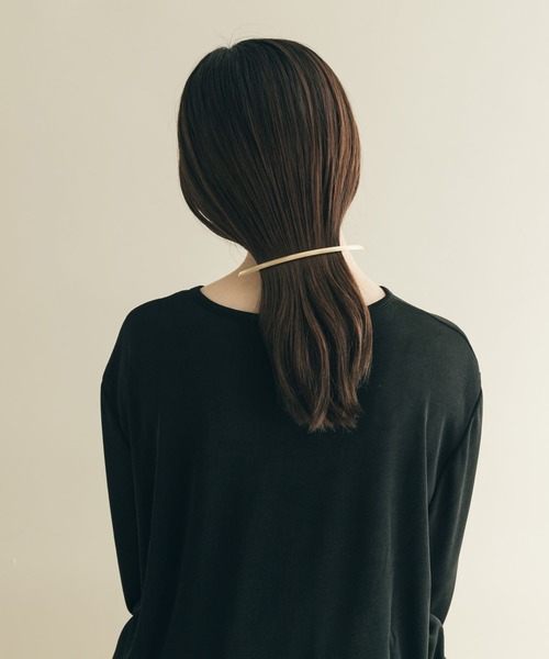 SMELLY（スメリー）の「メタルロングバーバレッタ（バレッタ/ヘアクリップ・レディース・ゴールド・-）」の19枚目の写真