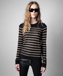 ZADIG&VOLTAIRE（ザディグ　エ　ヴォルテール）の「MISS ML STRIPES CREW NECK SWEATER（ニット/セーター）」