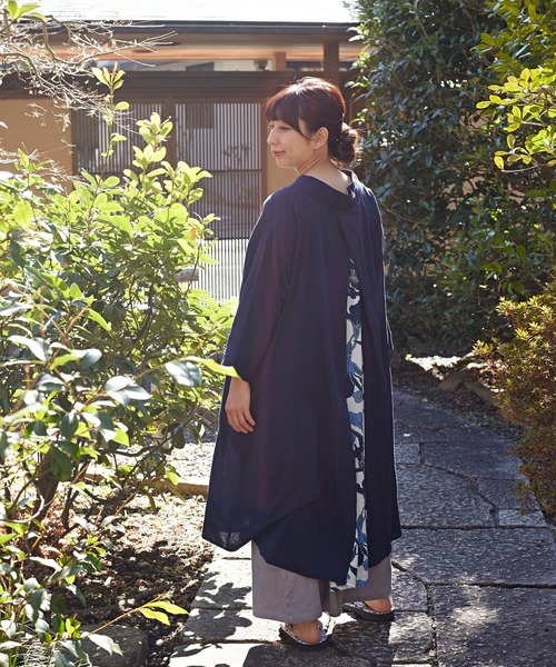 カヤ（カヤ）の「【カヤ】千代の八掛 あやめワンピース（ワンピース・レディース・パープル/ネイビー/グレー・FREE）」の9枚目の写真