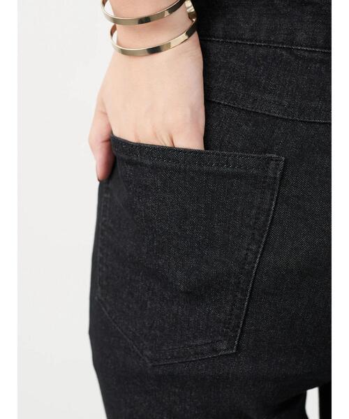 earth music&ecology（アースミュージックアンドエコロジー）の「デニムスキニーパンツ ＊（デニムパンツ・レディース・ブラック/ダークインディゴブルー/インディゴブルー・M/L/S）」の22枚目の写真