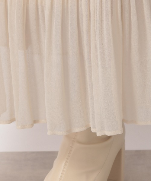 LOWRYS FARM（ローリーズファーム）の「プリーツティアードスカート　217199（スカート・レディース・アイボリー/ブラック/ブルー・FREE）」の11枚目の写真