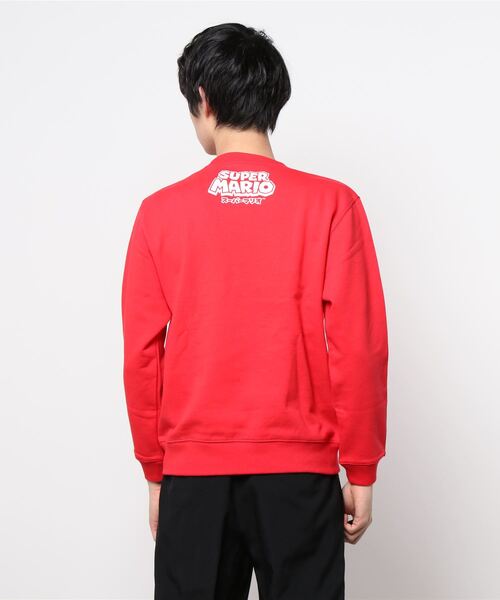 BAIT（ベイト）の「【2107_SPM】BAIT x MARIO ALLCHARACTER CREW 216-SPM-SWT-001（スウェット・メンズ・レッド・SMALL/MEDIUM/LARGE）」の5枚目の写真