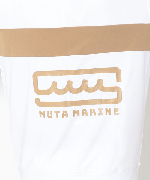 muta（ムータ）の「muta MARINE/ムータマリン/ラッシュパーカー（パーカー・メンズ・ホワイト/ブラック・4/6/5/7）」の7枚目の写真