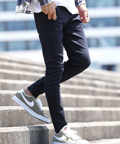 roshell（ロシェル）の「スーパーストレッチスキニーカラージーンズ（デニムパンツ・メンズ・ホワイト/ブラック/ベージュ/ネイビー/カーキ/グレイッシュベージュ・LARGE/X-LARGE/SMALL/MEDIUM）」の6枚目の写真