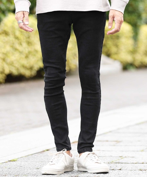 roshell（ロシェル）の「スーパーストレッチスキニーカラージーンズ（デニムパンツ・メンズ・ホワイト/ブラック/ベージュ/ネイビー/カーキ/グレイッシュベージュ・LARGE/X-LARGE/SMALL/MEDIUM）」の7枚目の写真