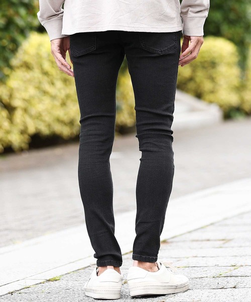 roshell（ロシェル）の「スーパーストレッチスキニーカラージーンズ（デニムパンツ・メンズ・ホワイト/ブラック/ベージュ/ネイビー/カーキ/グレイッシュベージュ・LARGE/X-LARGE/SMALL/MEDIUM）」の18枚目の写真