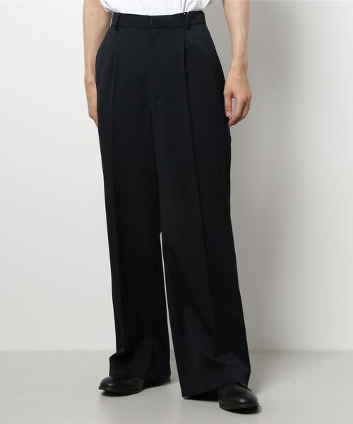 Lui's（ルイス）の「ワイドレッグパンツ（スラックス・メンズ・グレー/ブラック/ダークブラウン・SMALL/MEDIUM）」の20枚目の写真