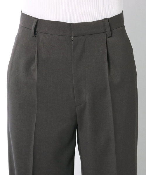 Lui's（ルイス）の「ワイドレッグパンツ（スラックス・メンズ・グレー/ブラック/ダークブラウン・SMALL/MEDIUM）」の12枚目の写真