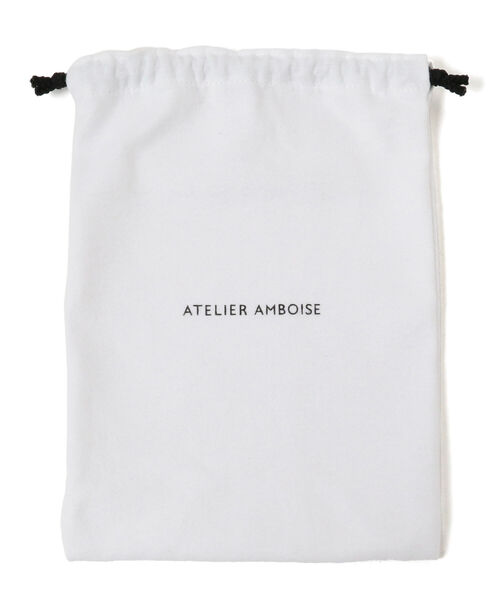 Demi-Luxe BEAMS(デミルクス ビームス)の「ATELIER AMBOISE × Demi-Luxe BEAMS / 別注 LULU レザー バケツバッグ(クラッチバッグ・レディース・ブラウン系その他4/ブラック・ONE SIZE)」の10枚目の写真
