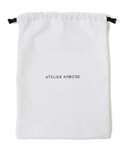 Demi-Luxe BEAMS(デミルクス ビームス)の「ATELIER AMBOISE × Demi-Luxe BEAMS / 別注 LULU レザー バケツバッグ(クラッチバッグ・レディース・ブラウン系その他4/ブラック・ONE SIZE)」の12枚目の写真