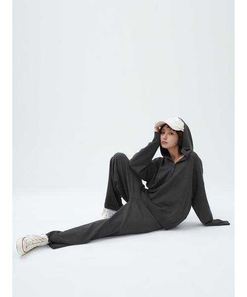 GAP(ギャップ)の「ヘンリーネック パーカーセーター(パーカー・レディース・その他1/グレー/その他/チャコールグレー・S/XS/L/XL/M/XXS)」の15枚目の写真