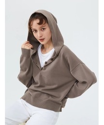 GAP | ヘンリーネックスウェットパーカー　--(パーカー)