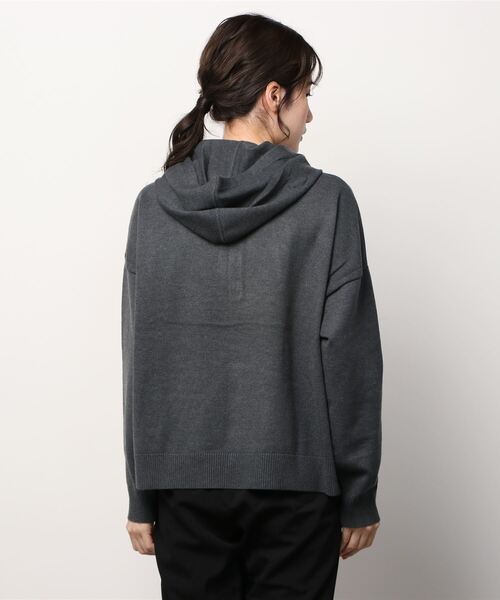 GAP(ギャップ)の「ヘンリーネック パーカーセーター(パーカー・レディース・その他1/グレー/その他/チャコールグレー・S/XS/L/XL/M/XXS)」の6枚目の写真