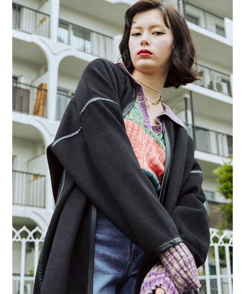 jouetie(ジュエティ)の「スキッパーニット(ニット/セーター・レディース・ブラック/その他1/その他2・MEDIUM)」の5枚目の写真