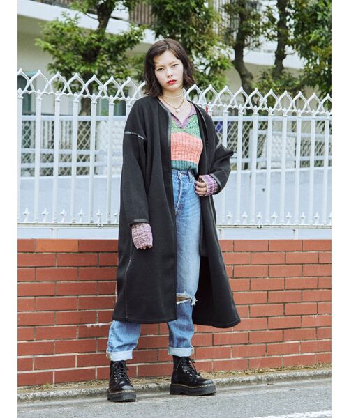 jouetie(ジュエティ)の「スキッパーニット(ニット/セーター・レディース・ブラック/その他1/その他2・MEDIUM)」の7枚目の写真