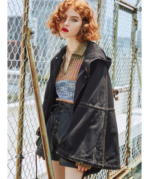 jouetie(ジュエティ)の「スキッパーニット(ニット/セーター・レディース・ブラック/その他1/その他2・MEDIUM)」の8枚目の写真