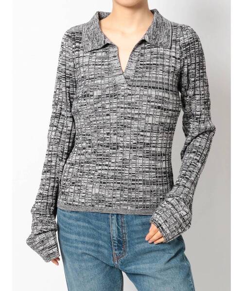 jouetie(ジュエティ)の「スキッパーニット(ニット/セーター・レディース・ブラック/その他1/その他2・MEDIUM)」の14枚目の写真