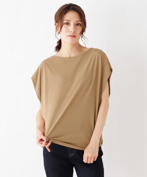 SHOO・LA・RUE（シューラルー）の「◆脇タックドルマンプルオーバー（Tシャツ/カットソー・レディース・ブラック/ライトブルー/ブラウン系・03/02/04）」の3枚目の写真