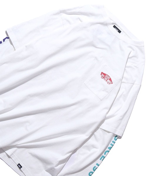 VANS（バンズ）の「VANS/ヴァンズ M VANS Layered L/S tee ロンT オーバーサイズ（Tシャツ/カットソー・メンズ・ホワイト/ブラック/エメラルド・L/M/XL）」の2枚目の写真