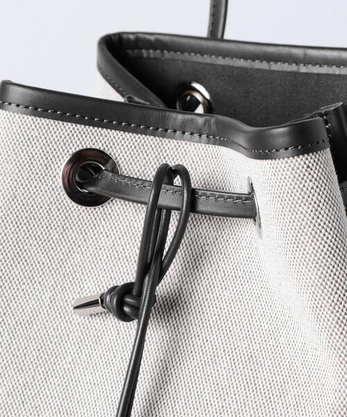 FEEL AND TASTE（フィールアンドテイスト）の「＜FEEL AND TASTE（フィールアンドテイスト）＞バケット 2WAY バッグ（ショルダーバッグ・レディース・ブラック/グレー・FREE）」の9枚目の写真