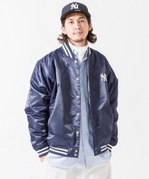 【Begin 12月号掲載】[FANATICS/ファナティクス] 別注NYロゴベースボールスタジャン