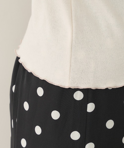 natural couture（ナチュラルクチュール）の「ほんのりラメメローカットタートル（Tシャツ/カットソー・レディース・ベージュ/ピンク/ブラック/オフホワイト・FREE）」の6枚目の写真