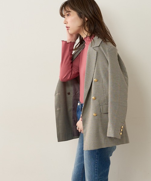 natural couture（ナチュラルクチュール）の「ほんのりラメメローカットタートル（Tシャツ/カットソー・レディース・ベージュ/ピンク/ブラック/オフホワイト・FREE）」の14枚目の写真