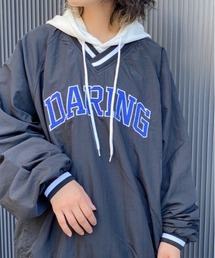 WEGO | WEGO/ラインリブナイロンプルオーバー(スウェット)