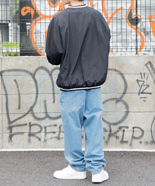 WEGO(ウィゴー)の「WEGO/ラインリブナイロンプルオーバー(スウェット・メンズ・グリーン/ブラック/グリーン系その他/ブラック系その他/ネイビー・MEDIUM/LARGE)」の12枚目の写真