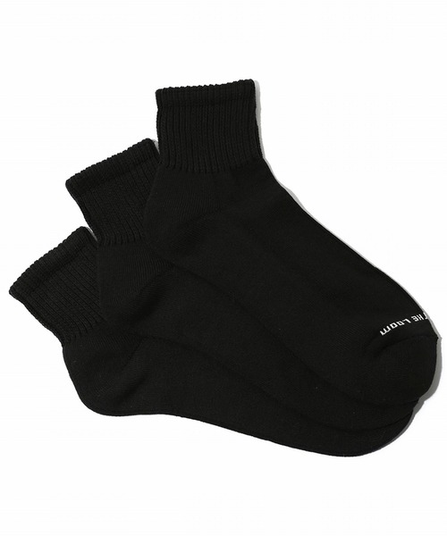 FRUIT OF THE LOOM(フルーツオブザルーム)の「【FRUIT OF THE LOOM】クォーター丈 ベーシック 3Pソックス / つま先 先端 ブランドロゴ入り(ソックス/靴下・メンズ・マルチ/ブラック/ホワイト・23cm~25cm/25cm~27cm)」の7枚目の写真