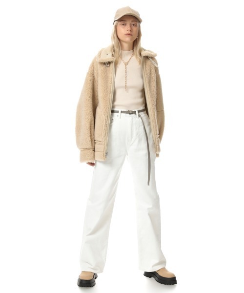 セール Stan Hw Wide E ハイウエストワイド デニムパンツ デニムパンツ Sly スライ のファッション通販 Zozotown