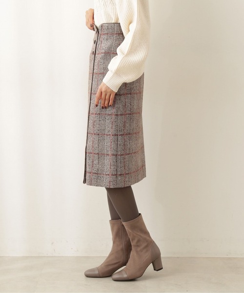 PROPORTION BODY DRESSING(プロポーションボディドレッシング)の「ループチェックツイードタイトスカート / 1211220006(スカート・レディース・ブラウン/ベージュ系その他・MEDIUM/SMALL)」の13枚目の写真
