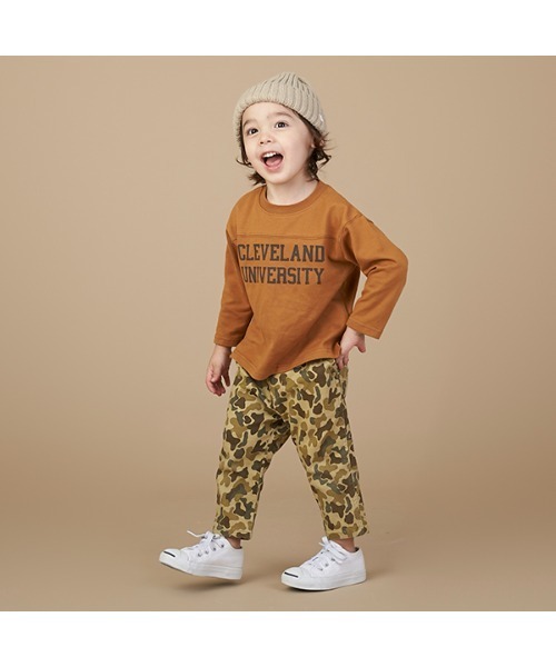 petit main（プティマイン）の「ペインターパンツ「ストレッチパンツ」（その他パンツ・キッズ・ネイビー/カーキ/キャメル・80ｃｍ/90cm/110cm/100cm/120cm/130cm）」の2枚目の写真