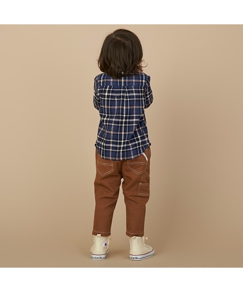 petit main（プティマイン）の「ペインターパンツ「ストレッチパンツ」（その他パンツ・キッズ・ネイビー/カーキ/キャメル・80ｃｍ/90cm/110cm/100cm/120cm/130cm）」の21枚目の写真