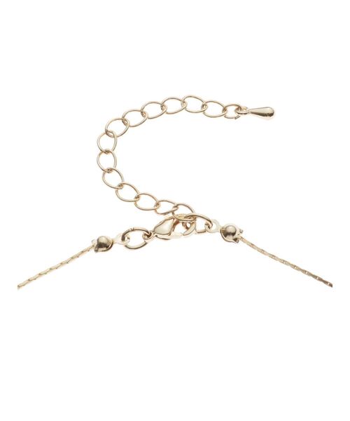 dazzlin（ダズリン）の「ダイヤフェイクレザーネックレス（ネックレス・レディース・キャメル・FREE）」の6枚目の写真