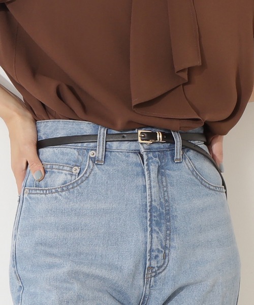 N.（N. Natural Beauty Basic）（エヌエヌナチュラルビューティーベーシック）の「リバーシブルベルト（ベルト・レディース・ブラック/ベージュ/ブラウン・FREE）」の15枚目の写真