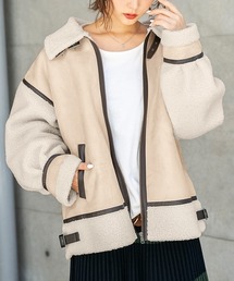 【廃盤】『配色パイピング異素材ジャケット』