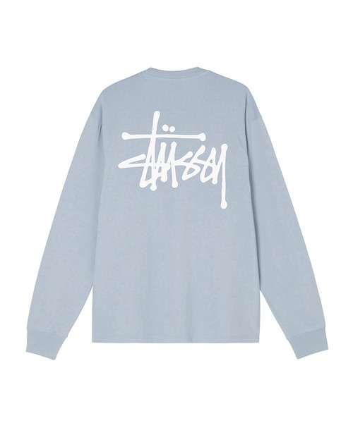 STUSSY（ステューシー）の「Basic Stussy Ls Tee（Tシャツ/カットソー・メンズ・ホワイト/ネイビー/ブラック/イエロー系その他/ブルー系その他・LARGE/SMALL/X-LARGE/MEDIUM）」の4枚目の写真