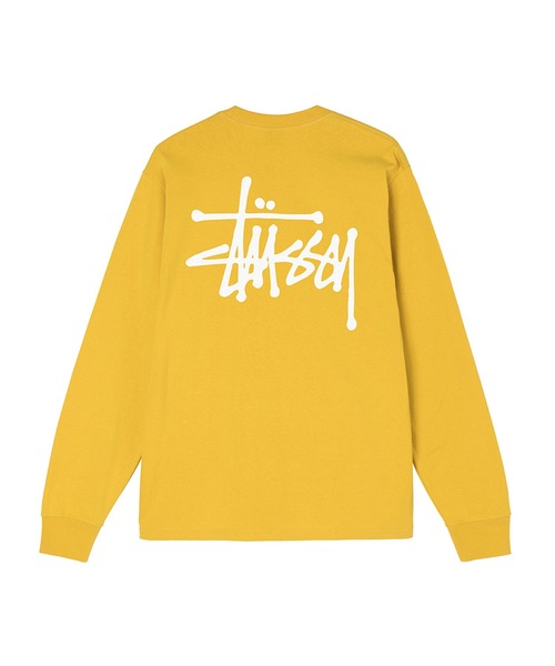 STUSSY（ステューシー）の「Basic Stussy Ls Tee（Tシャツ/カットソー・メンズ・ホワイト/ネイビー/ブラック/イエロー系その他/ブルー系その他・LARGE/SMALL/X-LARGE/MEDIUM）」の5枚目の写真