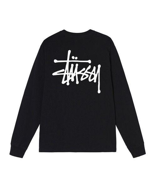 STUSSY（ステューシー）の「Basic Stussy Ls Tee（Tシャツ/カットソー・メンズ・ホワイト/ネイビー/ブラック/イエロー系その他/ブルー系その他・LARGE/SMALL/X-LARGE/MEDIUM）」の2枚目の写真