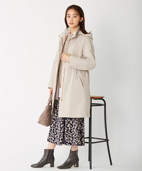 J.PRESS（ジェイプレス）の「【洗える】CASHMERE BLENDⅡ  ボトルネック ニット（ニット/セーター・レディース・ベージュ系/ライトグレー系/サックスブルー系/ふじ色系・T15/T13）」の19枚目の写真